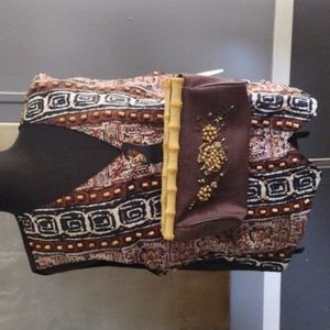 Vintage vest large and clutch combo